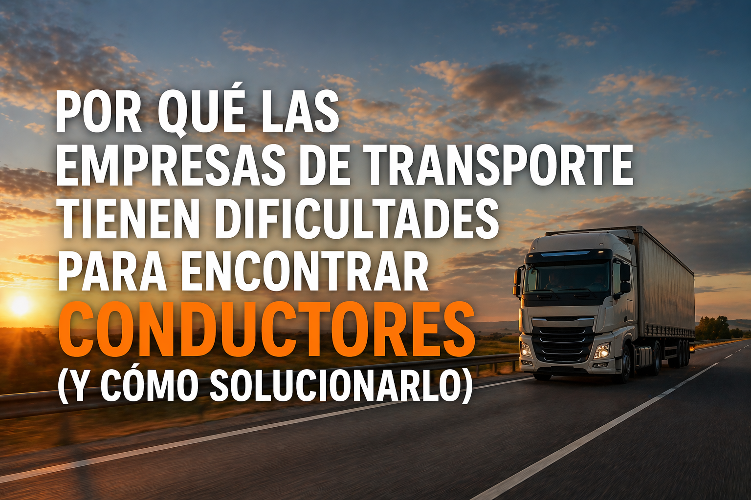 Por qué las empresas de transporte tienen dificultades para encontrar conductores (y cómo solucionarlo)