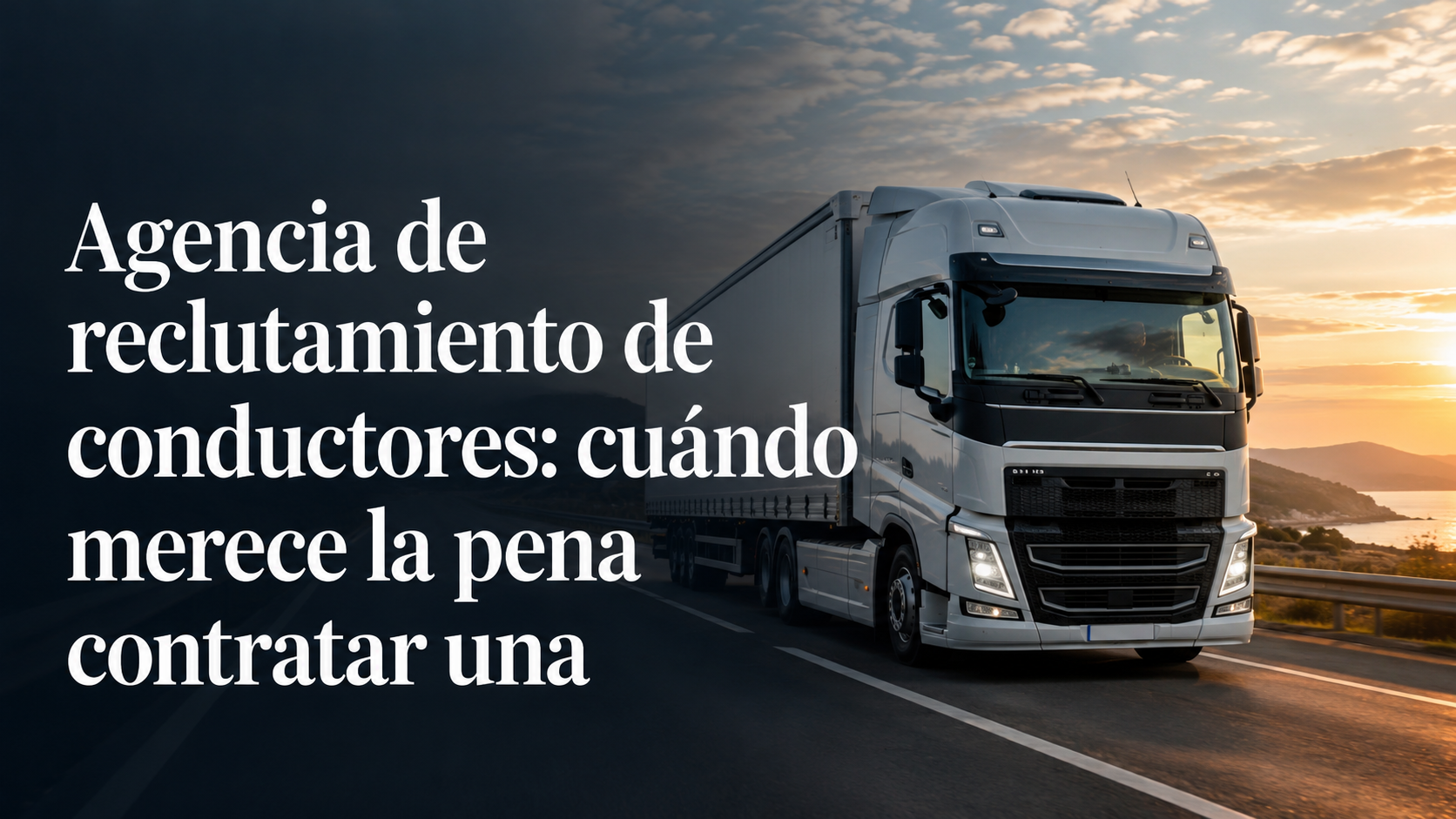 Agencia de reclutamiento de conductores para empresas de transporte