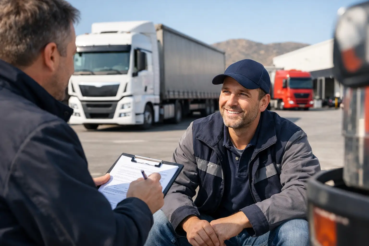 Buscar conductores C+E en Murcia: qué revisar